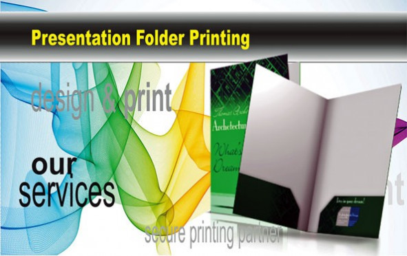 Presentation Folder Printing|Display Folder A4