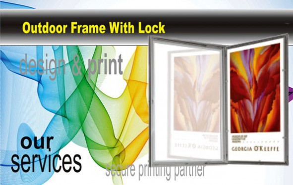 Lockable Poster Frames|Outdoor Frame