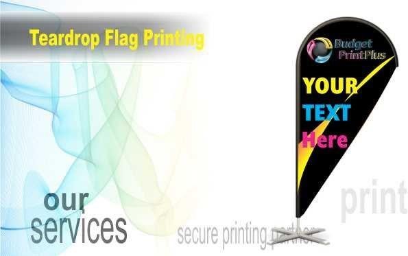 Teardrop Flags, (Double Sided) - Teardrop Flags|Budget Print Plus