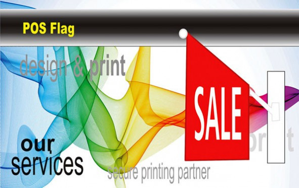 Point of Sale Flag Sale Sign