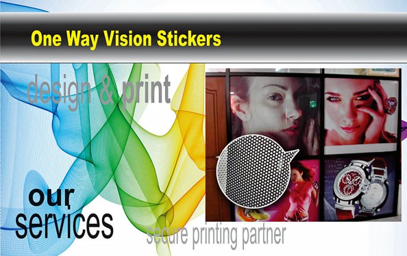 One Way Vision Sticker|One Way Glass - One Way Vision Sticker | Window Signs | 