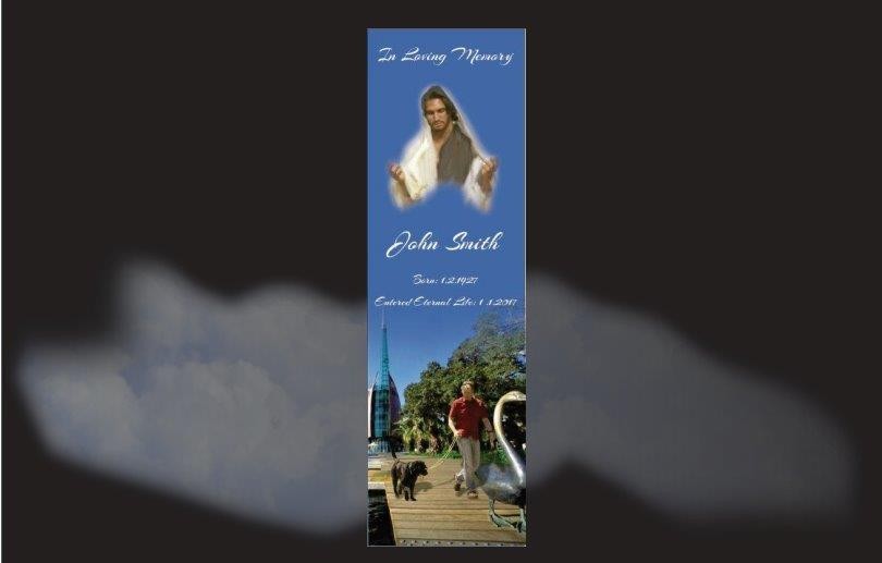 Memorial Bookmarks|Funeral Bookmarks|BPP61020