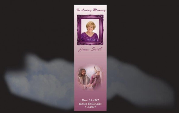 Memorial Bookmarks|Funeral Bookmarks|BPP61024
