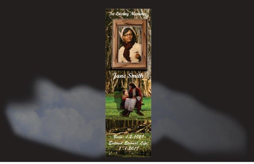 Memorial Bookmarks|Funeral Bookmarks|BPP61033
