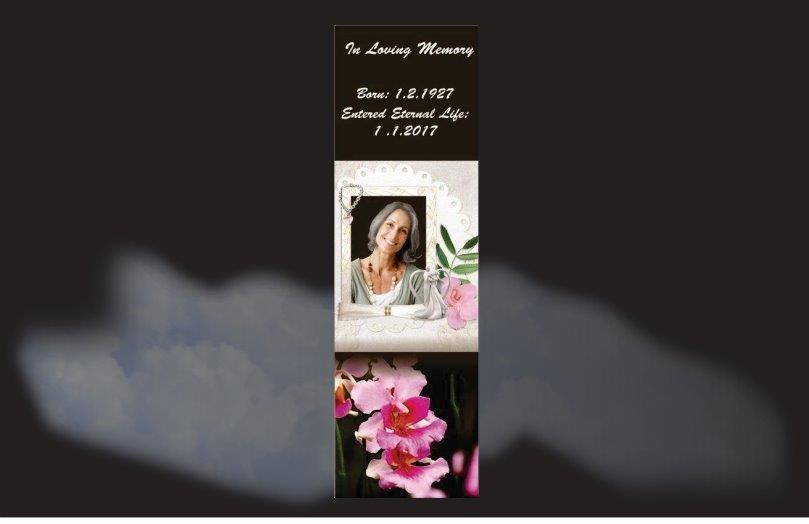Memorial Bookmarks|Funeral Bookmarks|BPP61035