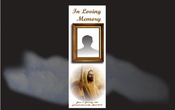 Memorial Bookmarks|Funeral Bookmarks 61037