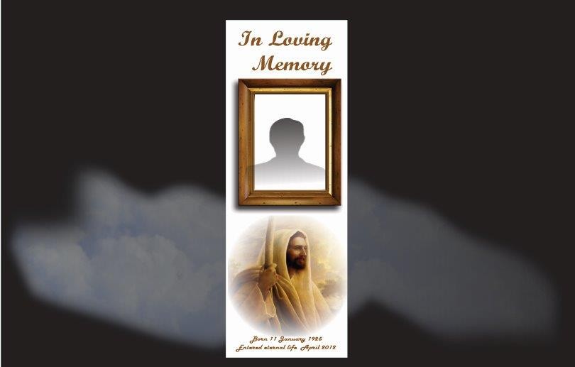 Memorial Bookmarks|Funeral Bookmarks 61037