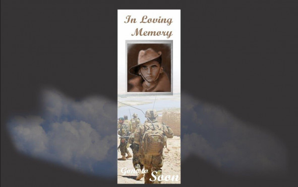Memorial Bookmarks|Funeral Bookmarks| BPP6104