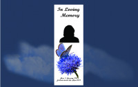 Memorial Bookmarks|Funeral Bookmarks497