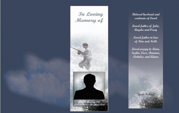 Memorial Bookmarks|Funeral Bookmarks|BPP6108