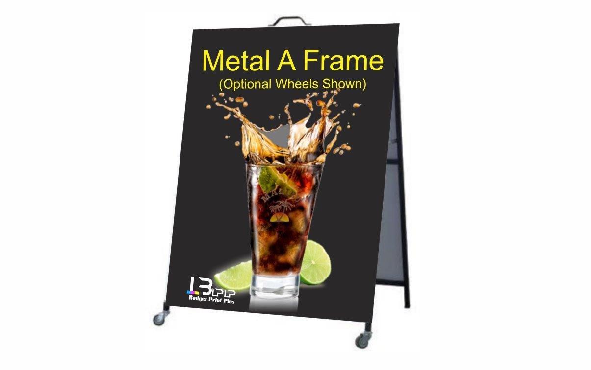 Metal A Frame Signage - Metal A Frame Sign|Budget Print Plus