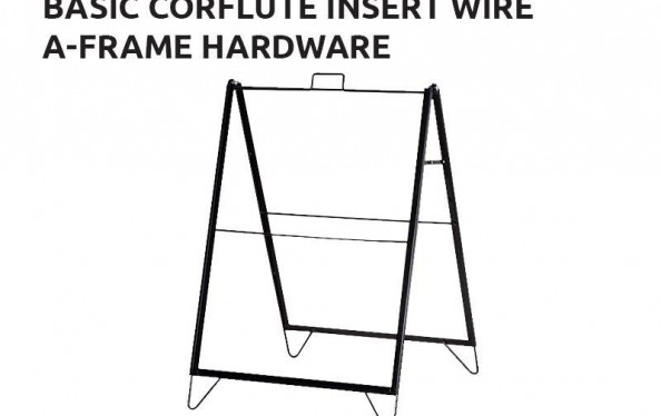 Corflute Insert Wire A-Frame