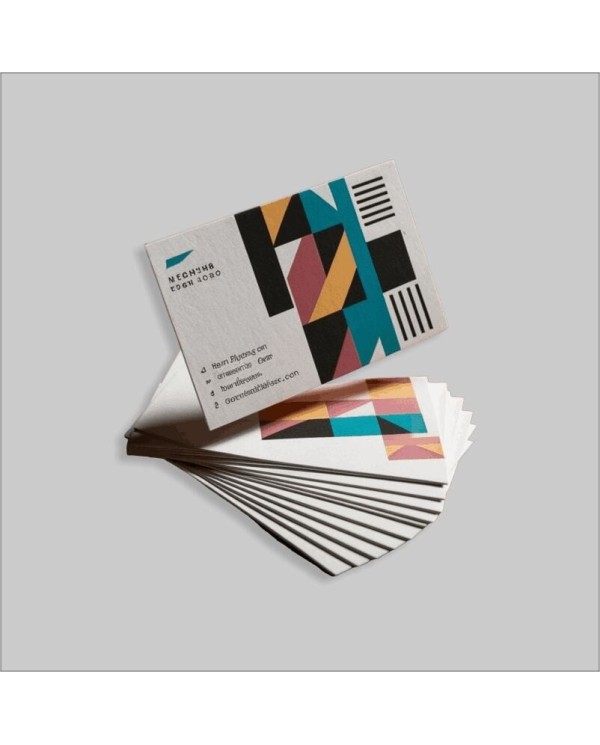 These cards have a luxurious, textured feel that exudes sophistication and elegance,
