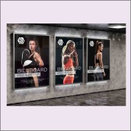 A striking way to showcase your message or advertisement