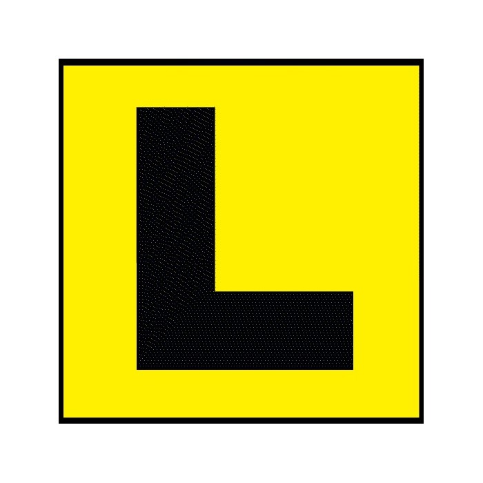 Backlit L Plate