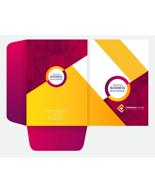 Presentation Folders|Display Folder|Offset Printing
