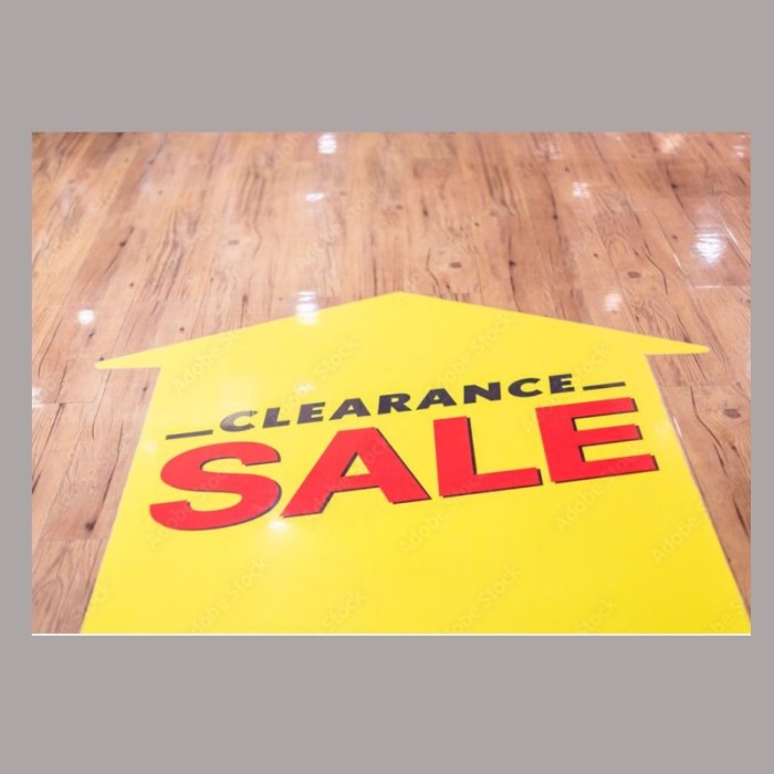 Floor Sticker, It is used to advertise, build brand awareness