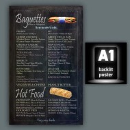 French Chalkboard Menu Boards for Cafes
