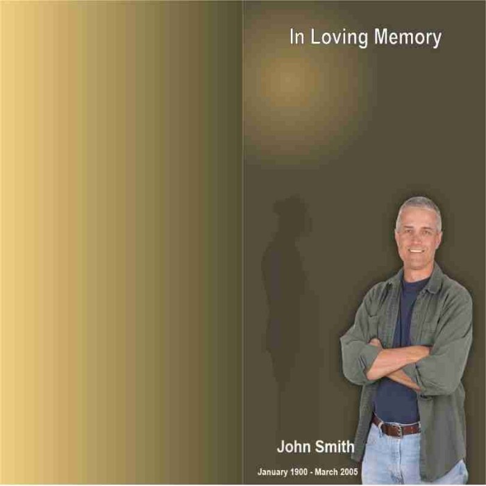 Funeral Booklet | Number:6108012