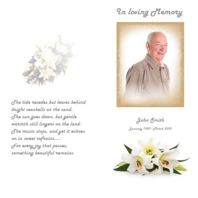 Funeral Orders of Service-BPP610705