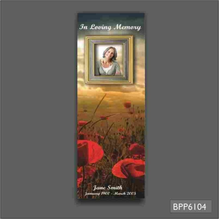 Funeral Bookmark-BPP61041
