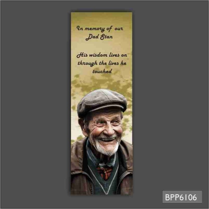 Funeral Bookmark-BPP6106