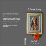 Funeral Orders of Service-BPP610709