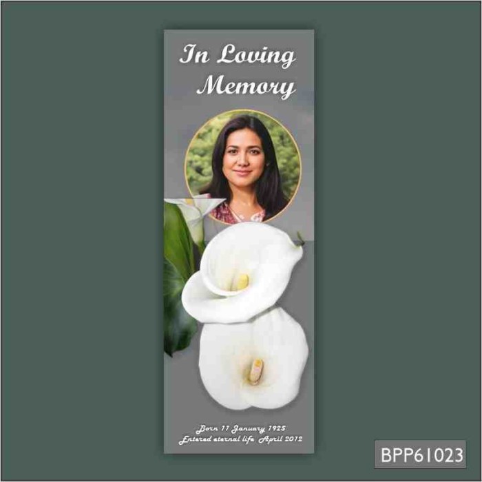 Funeral Bookmark-BPP61023