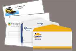 Envelopes serve as a vibrant canvas to showcase your unique brand identity.