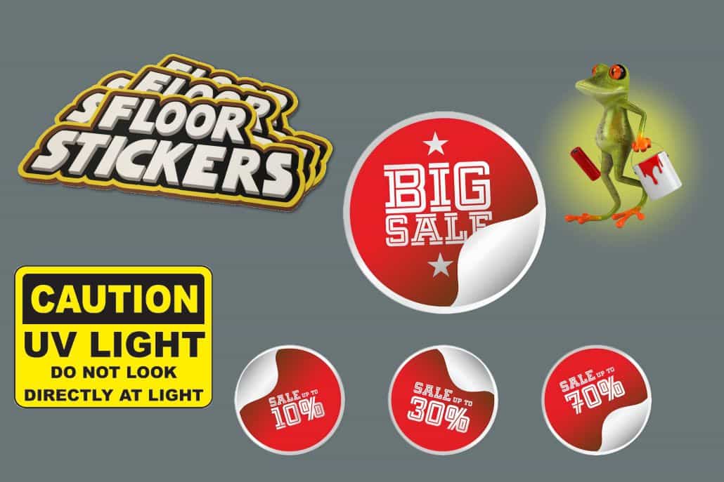 Stickers build brand awareness, and support projects or promotions