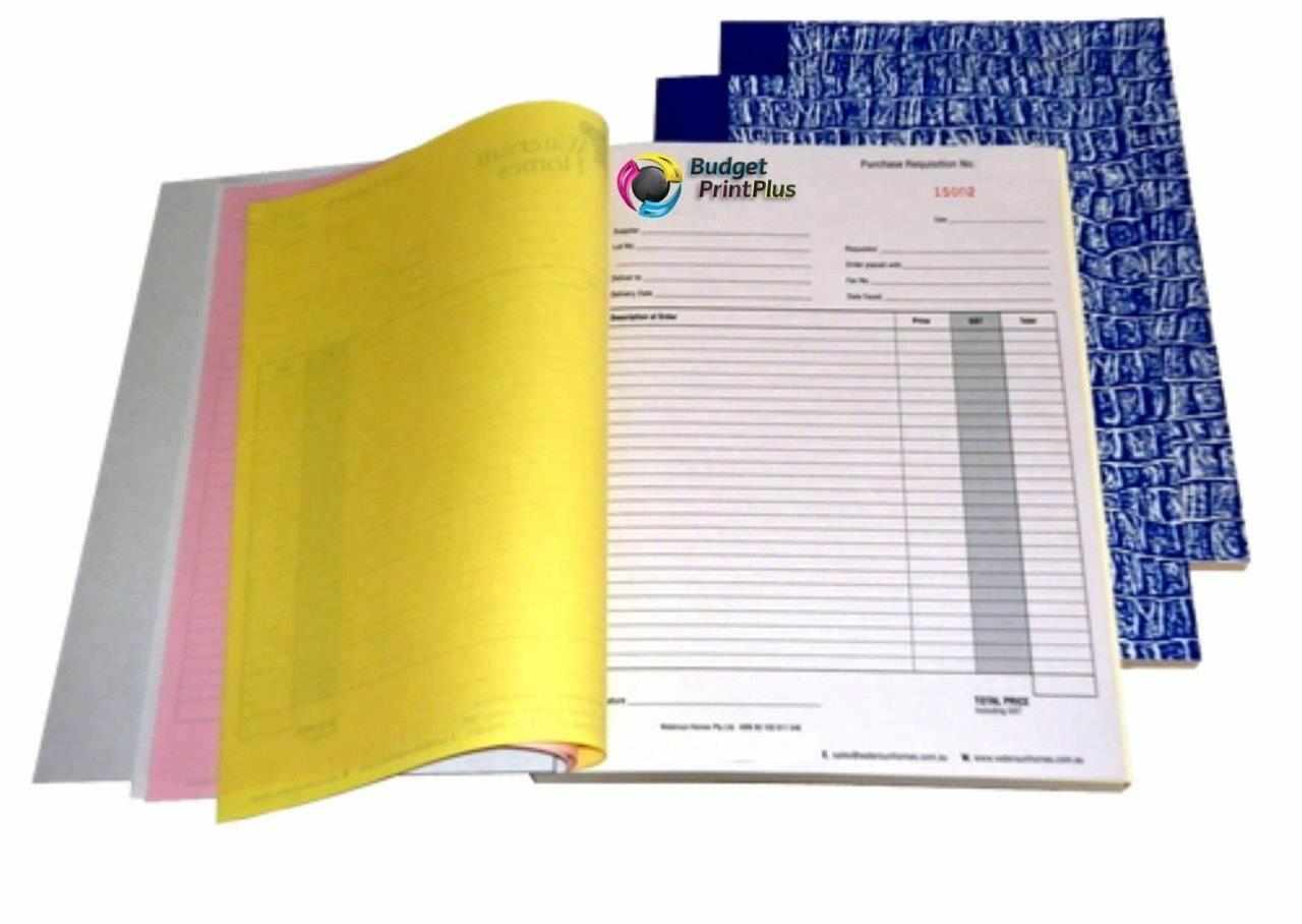 company invoice book