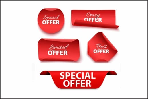 Paper sticker labels